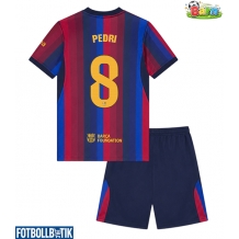 Barcelona Pedri Gonzalez #8 Hemmatröja Barn 2026-27 Kortärmad (+ Korta byxor)